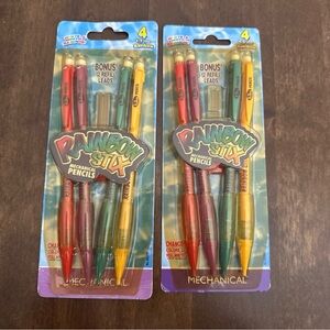Vintage Rare Pentech Rainbow Stix Mechanical Pencils Colors 4 Pack NEW (2) 🌈